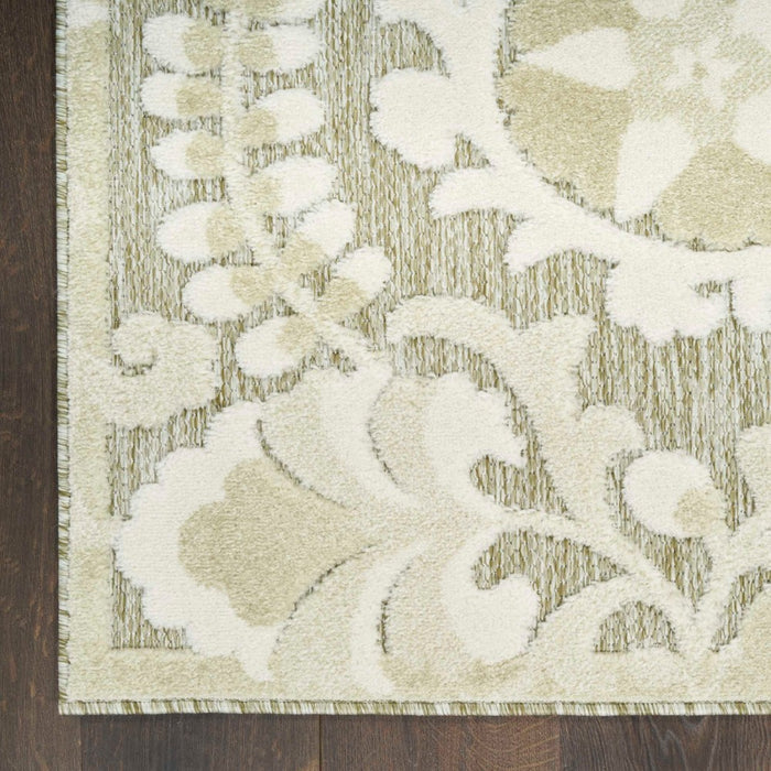 Aloha Ivory Sage  Polypropylene & Polyester