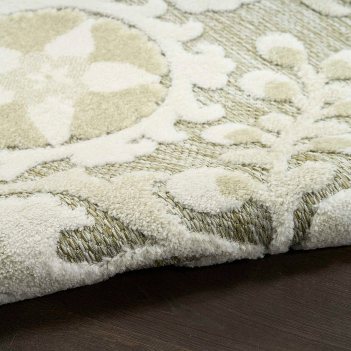 Aloha Ivory Sage Polypropylene & Polyester 