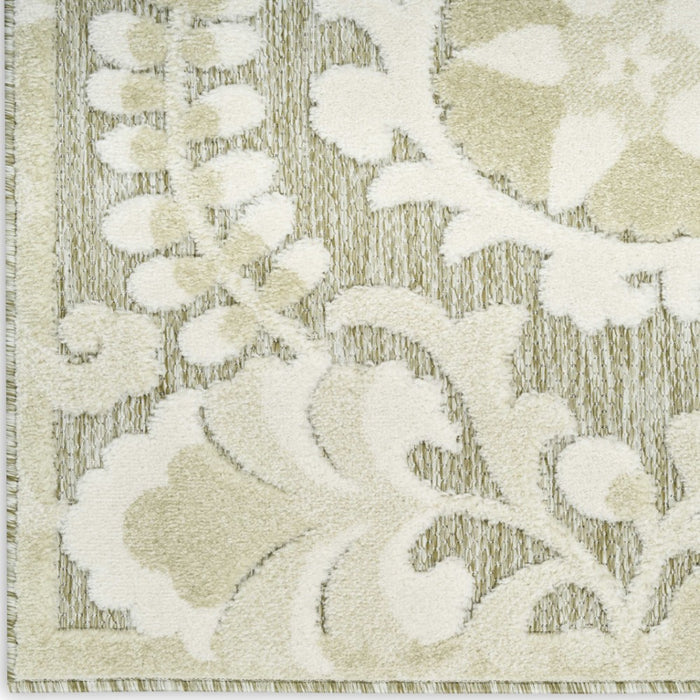 Aloha Polypropylene & Polyester Ivory Sage 