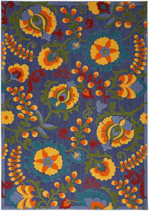 Aloha Polypropylene & Polyester Navy Multicolor NAVMT