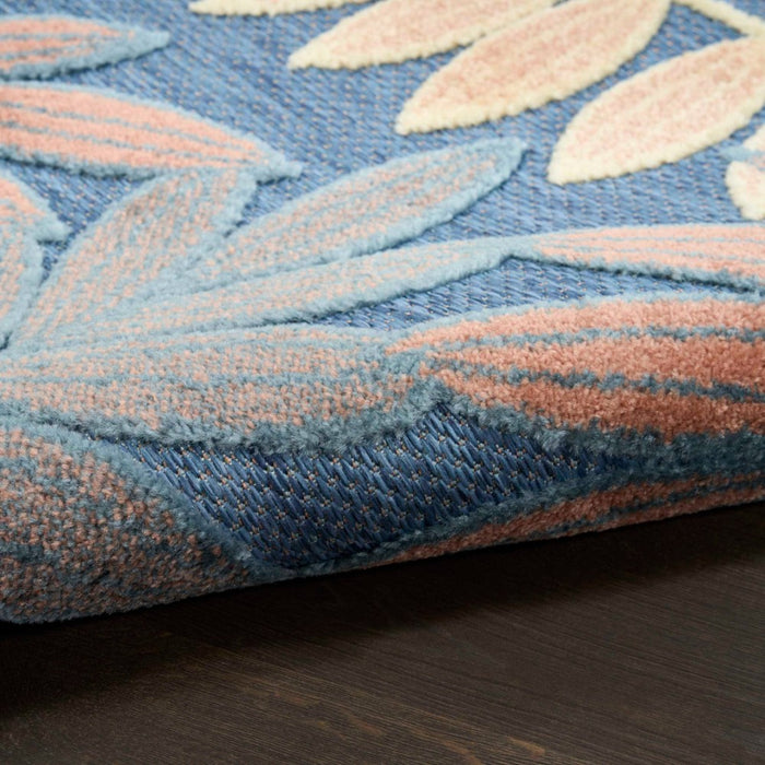 Aloha Blue Rose Polypropylene & Polyester 