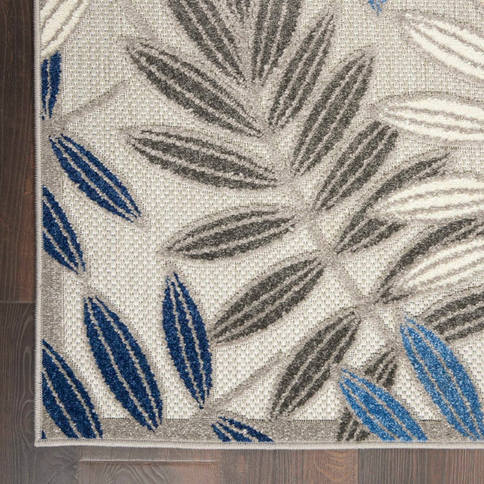 Aloha Grey Blue GRYBL Polypropylene & Polyester