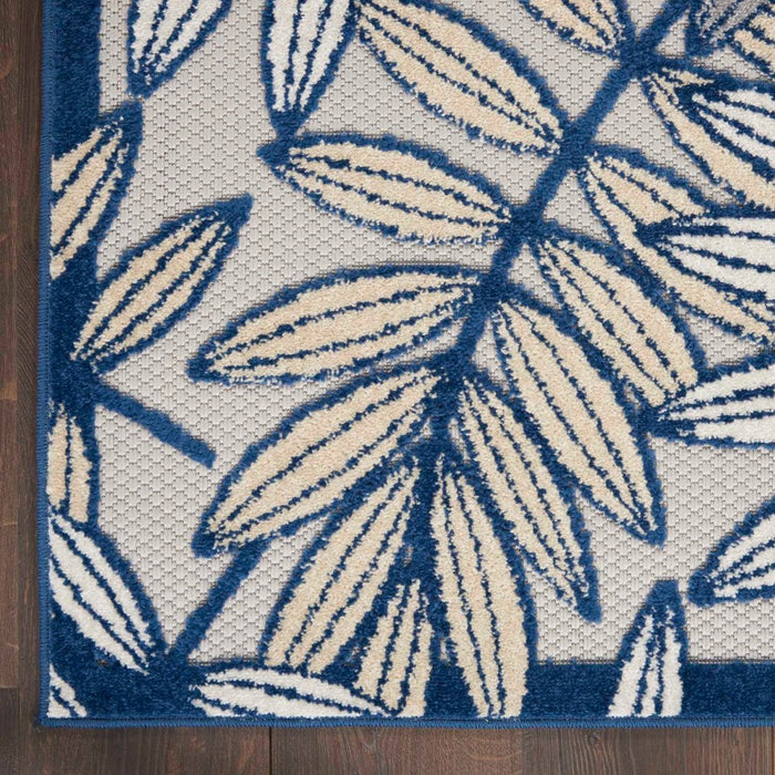 Aloha Ivory Navy Polypropylene & Polyester IVNAV