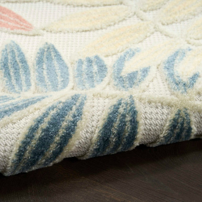 Aloha Ivory Rose Polypropylene & Polyester 