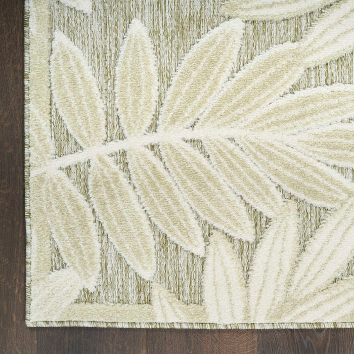 Aloha Ivory Sage  Polypropylene & Polyester