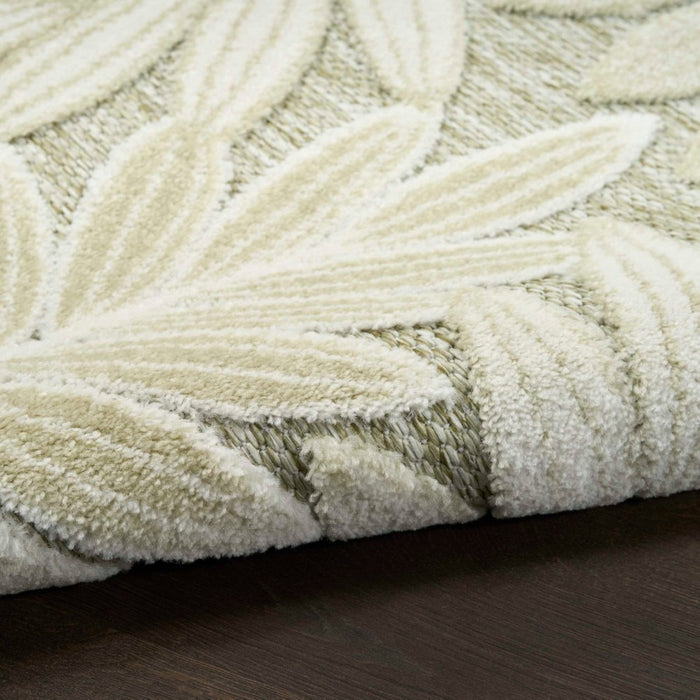 Aloha Ivory Sage Polypropylene & Polyester 