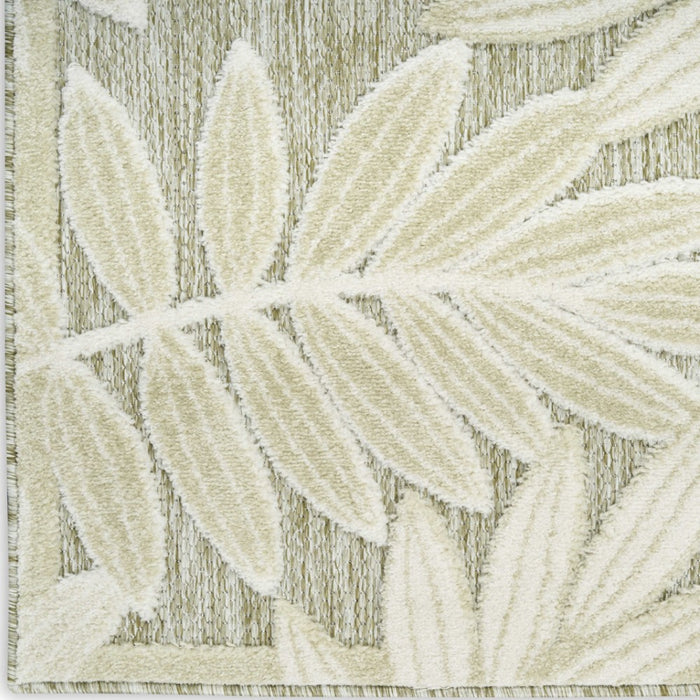 Aloha Polypropylene & Polyester Ivory Sage 