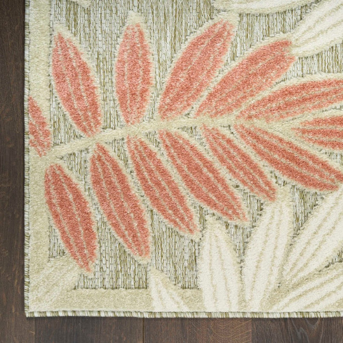 Aloha Sage Rose  Polypropylene & Polyester
