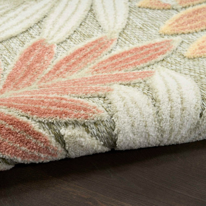 Aloha Sage Rose Polypropylene & Polyester 