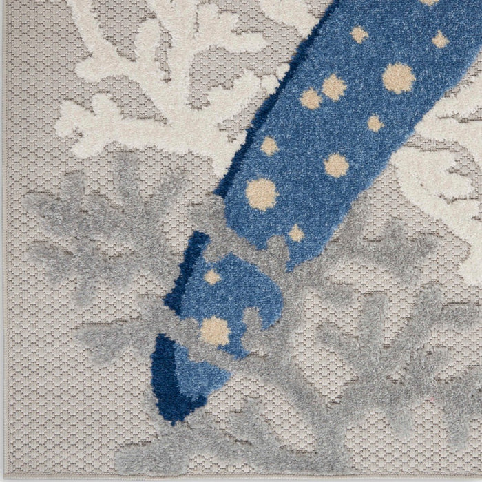 Aloha Blue Grey BLGRY Polypropylene & Polyester