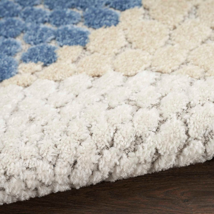 Aloha Blue Grey Polypropylene & Polyester BLGRY