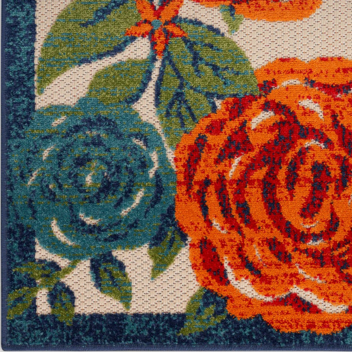 Aloha Polypropylene & Polyester Ivory Multicolor IVMTC