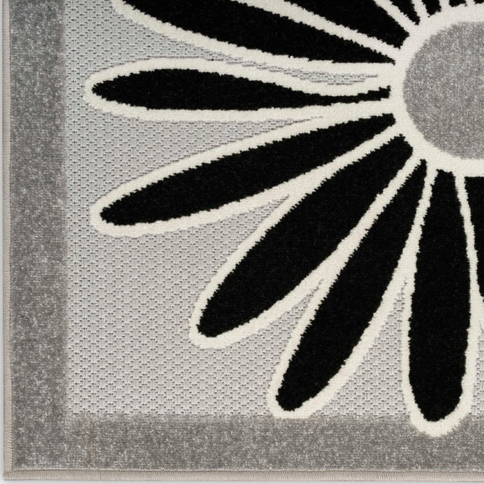 Aloha Black White Polypropylene & Polyester BLKWT