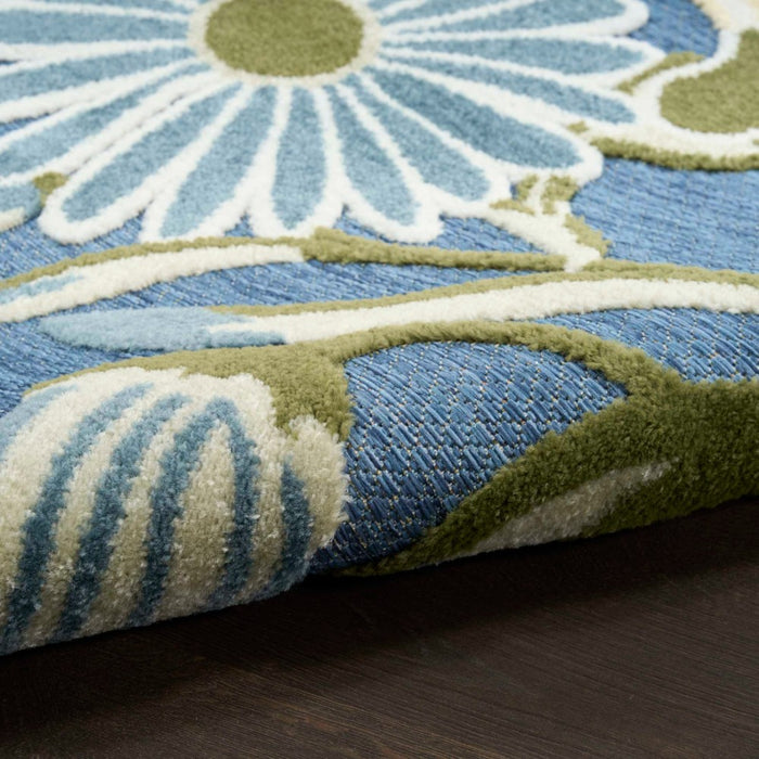 Aloha Blue Sage Polypropylene & Polyester 