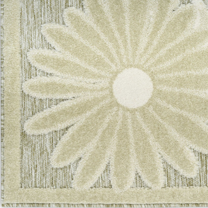 Aloha Polypropylene & Polyester Ivory Sage 