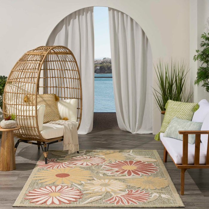 Aloha Polypropylene & Polyester  Sage Rose