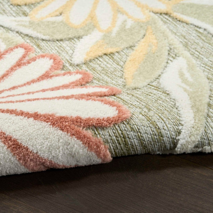 Aloha Sage Rose Polypropylene & Polyester 