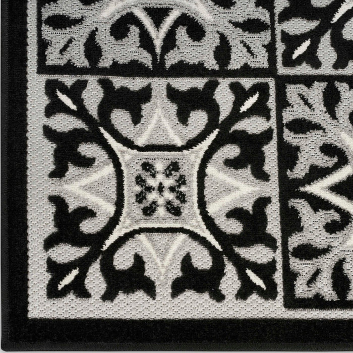 Aloha Black White Polypropylene & Polyester BLKWT