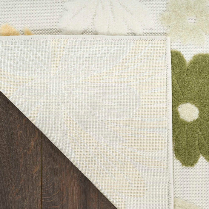 Aloha Polypropylene & Polyester Ivory Green IVGRE
