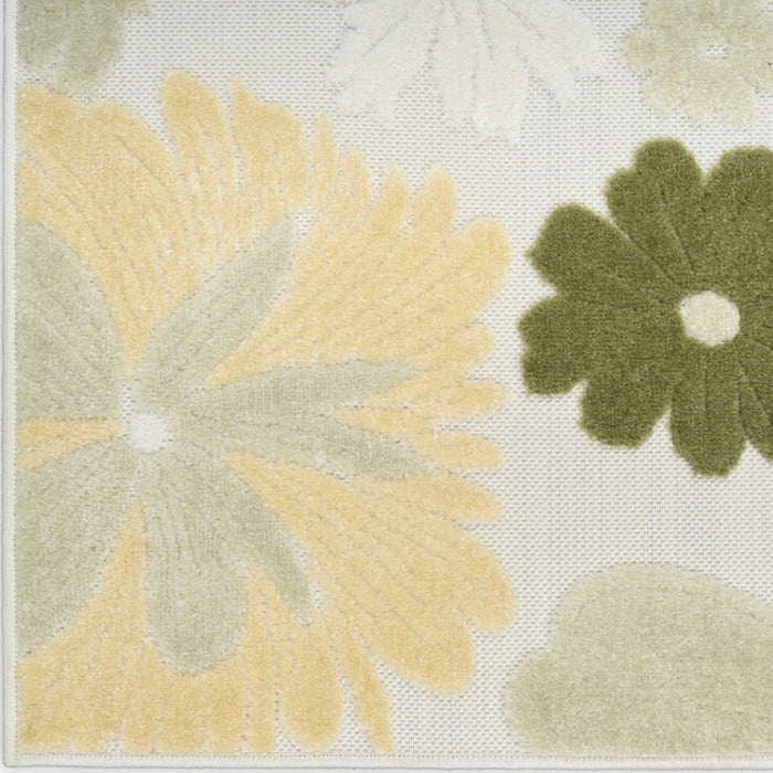 Aloha Polypropylene & Polyester Ivory Green IVGRE