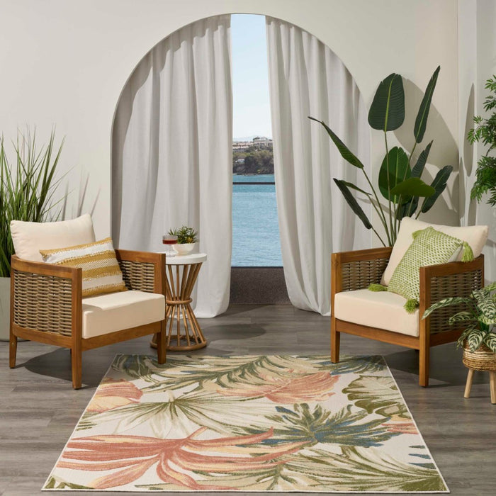 Aloha Polypropylene & Polyester IVGRE Ivory Green