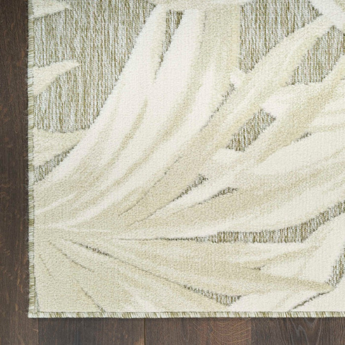 Aloha Ivory Sage  Polypropylene & Polyester