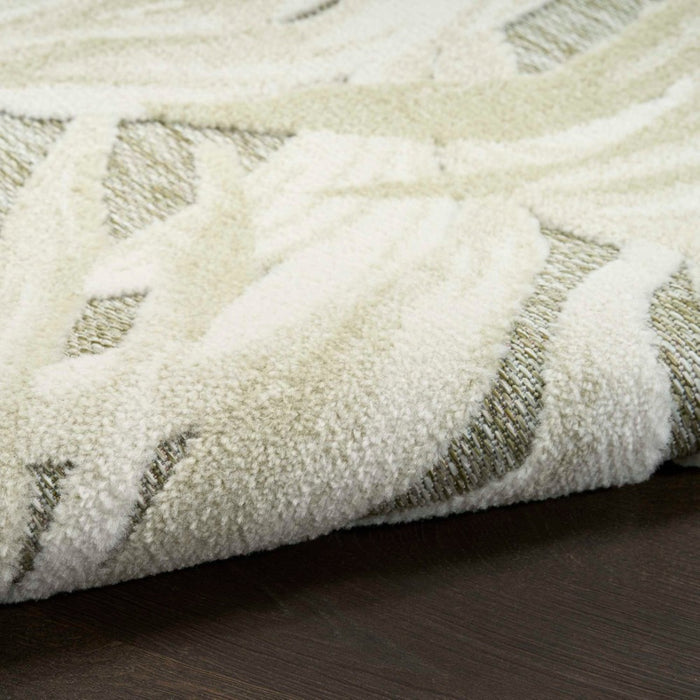 Aloha Ivory Sage Polypropylene & Polyester 