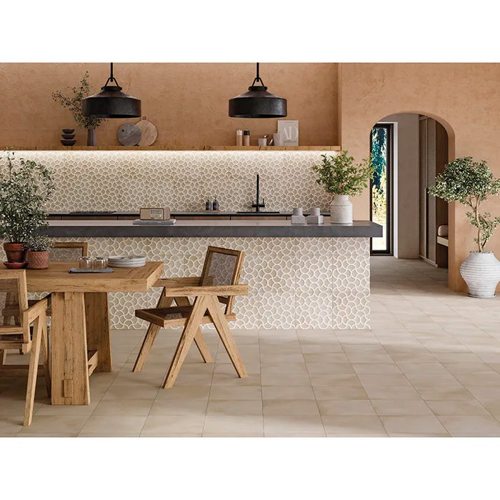 Alcazar Porcelain Lattice Sand Tile Matte 2