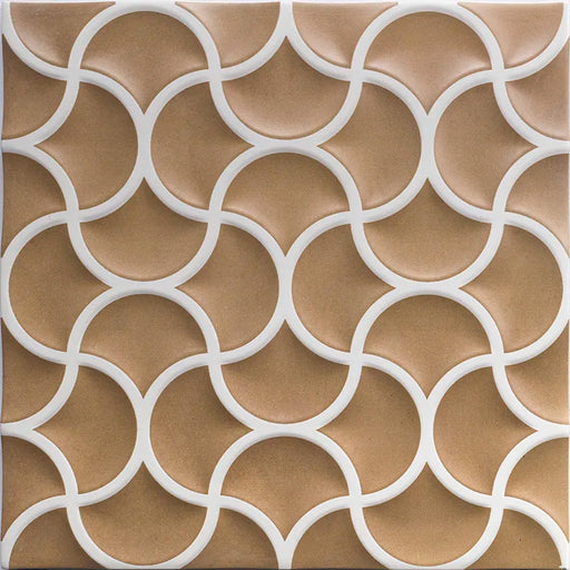 Alcazar Porcelain Lattice Terra Tile Matte 1