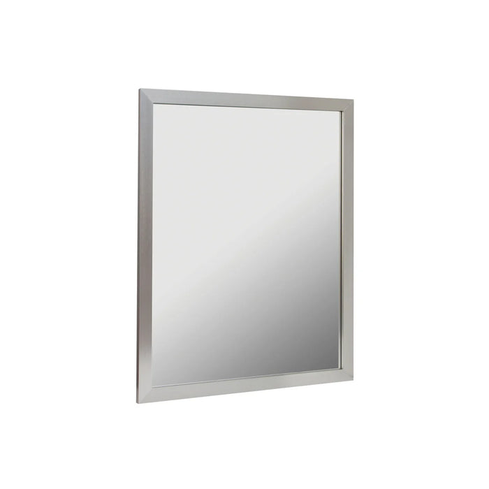 Aluminum Brushed Nickel Bathroom Mirror Brushed Nickel 2