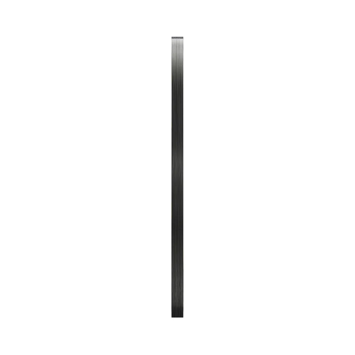 Aluminum Brushed Black Bathroom Mirror Brushed Black 3