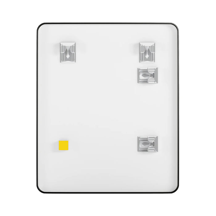 Aluminum Brushed Black Bathroom Mirror Brushed Black 4