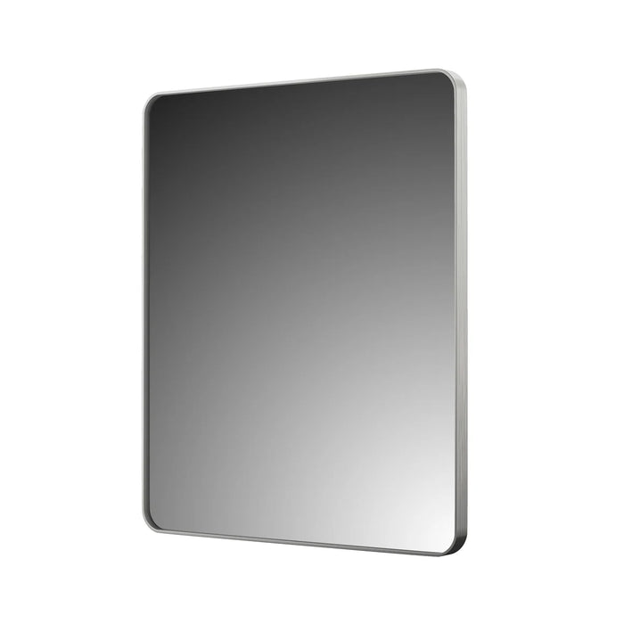 Aluminum Brushed Nickel Bathroom Mirror Brushed Nickel 1