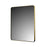 Aluminum Brushed Gold Bathroom Mirror Brushed Gold 1