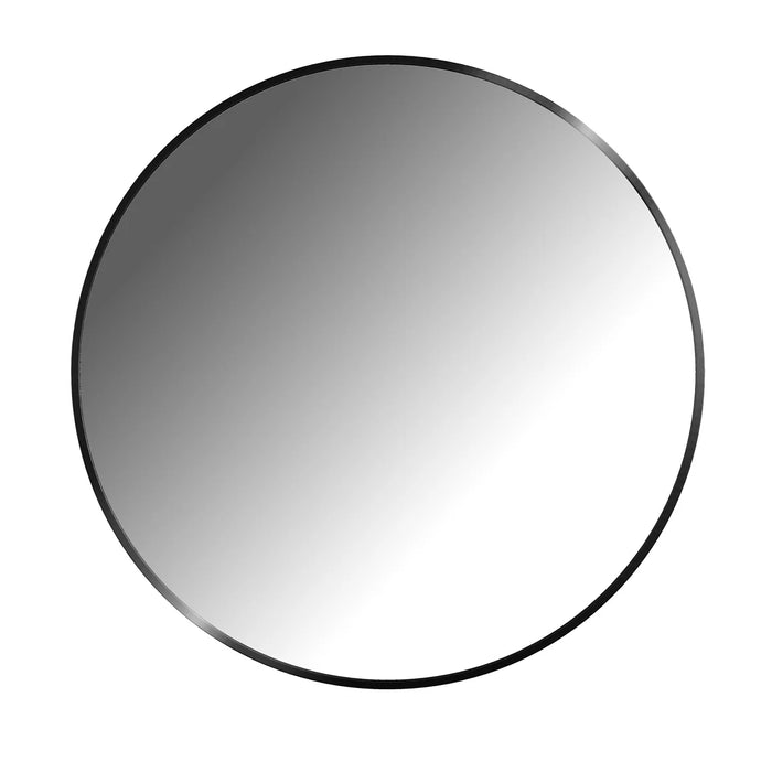 Aluminum Brushed Black Bathroom Mirror Brushed Black 2