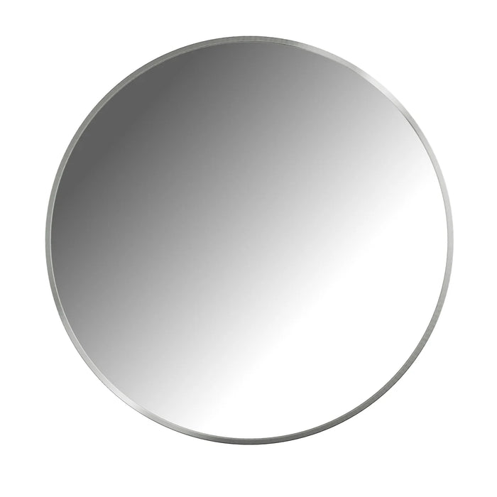 Aluminum Brushed Nickel Bathroom Mirror Brushed Nickel 2
