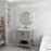 Aluminum Brushed Nickel Bathroom Mirror Brushed Nickel 5