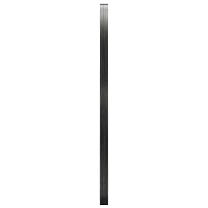 Aluminum Brushed Black Bathroom Mirror Brushed Black 3