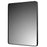 Aluminum Brushed Black Bathroom Mirror Brushed Black 1
