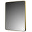 Aluminum Brushed Gold Bathroom Mirror Brushed Gold 1