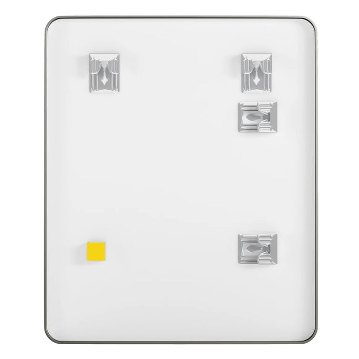 Aluminum Brushed Nickel Bathroom Mirror Brushed Nickel 4