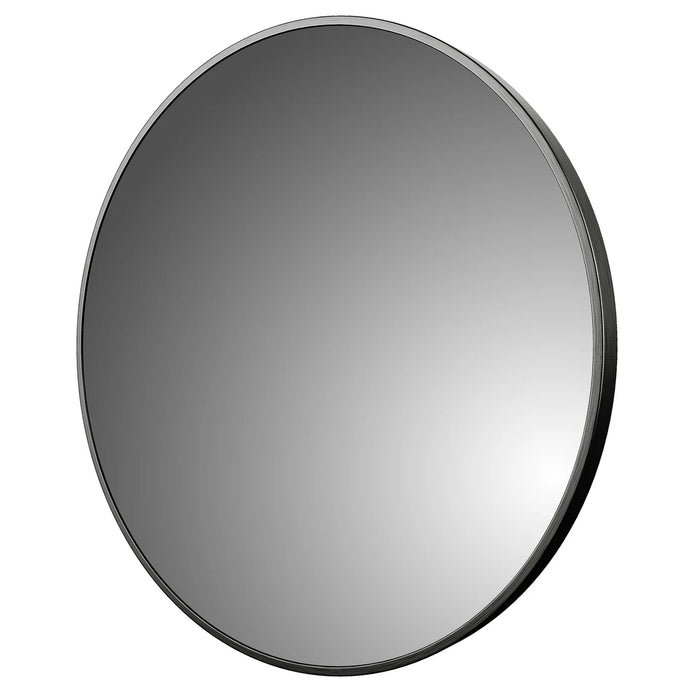 Aluminum Brushed Black Bathroom Mirror Brushed Black 1