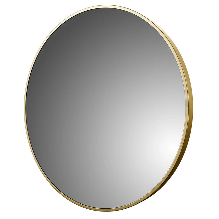 Aluminum Brushed Gold Bathroom Mirror Brushed Gold 1