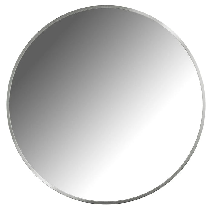 Aluminum Brushed Nickel Bathroom Mirror Brushed Nickel 2