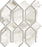 Full Sheet Sample - La Marca Calacatta Paonazzo Modella Porcelain Mosaic - 11.75" x 13.75" Polished