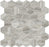 Full Sheet Sample - La Marca Travertino Instrata Hexagon Porcelain Mosaic - 2" Matte