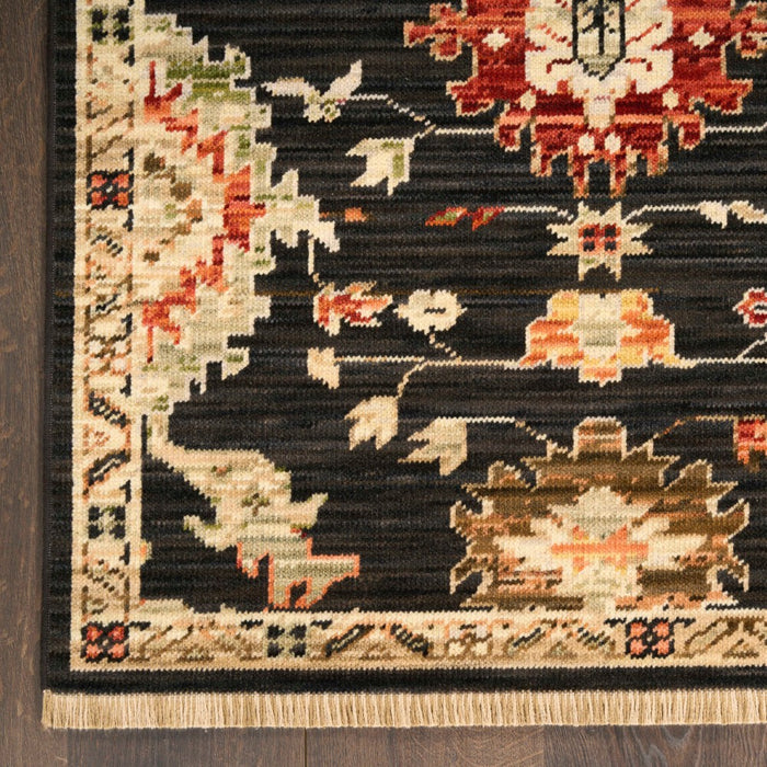 Antique Bloom Black BLK ANB01