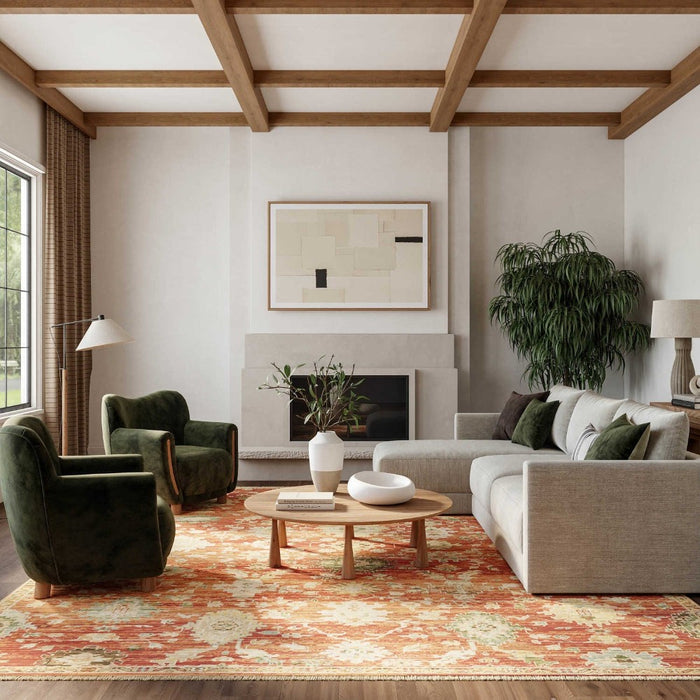 Antique Bloom Wool Blend  Brick ANB01
