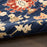 Antique Bloom Wool Blend NAVY Navy