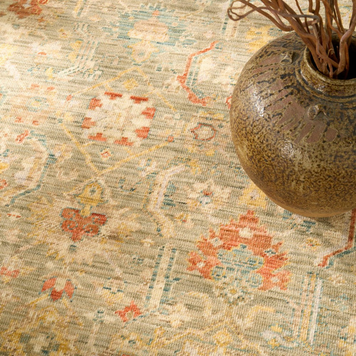 Antique Bloom Sage Multicolor  Wool Blend ANB02